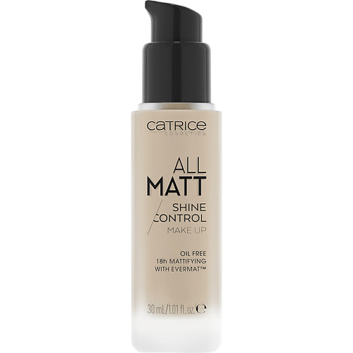 

CATRICE Тональная основа All Matt Plus Shine Control, Тональная основа All Matt Plus Shine Control