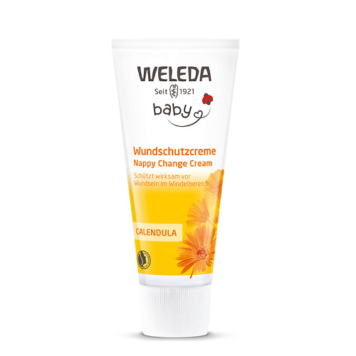 

WELEDA Крем для младенцев с календулой для защиты кожи в области пеленания Calendula Nappy Change Cream, Крем для младенцев с календулой для защиты кожи в области пеленания Calendula Nappy Change Cream
