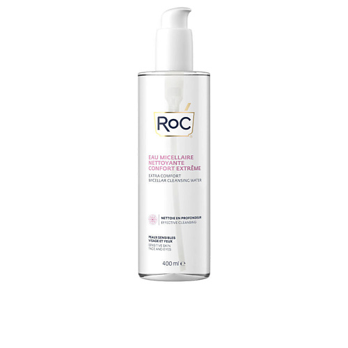 

ROC Extra Comfort Мицеллярная вода для снятия макияжа с чувствительной кожи лица и глаз, Extra Comfort Мицеллярная вода для снятия макияжа с чувствительной кожи лица и глаз