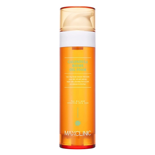 

MAXCLINIC Масло-пенка гидрофильное для умывания с экстрактом календулы Calendula Biome Oil Foam, Масло-пенка гидрофильное для умывания с экстрактом календулы Calendula Biome Oil Foam