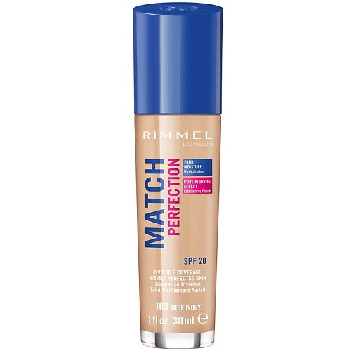 

RIMMEL Тональный крем с эффектом мягкого фокуса Match Perfection, Тональный крем с эффектом мягкого фокуса Match Perfection
