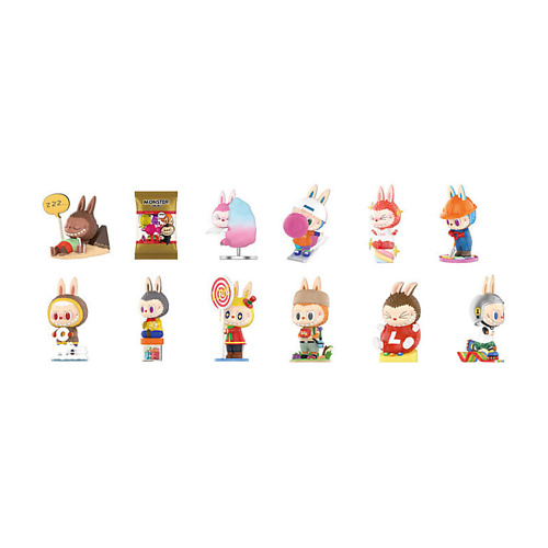   Лэтуаль POP MART Игрушка LABUBU Vintage Sweet Collection, рандомный товар, 2 шт, 15 см