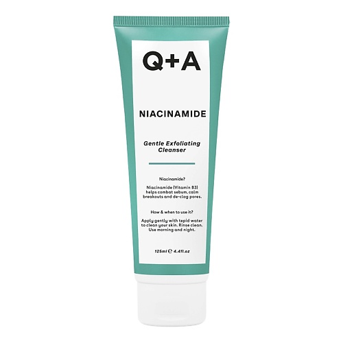 

Q+A Отшелушивающий гель для умывания лица Niacinamide, Отшелушивающий гель для умывания лица Niacinamide