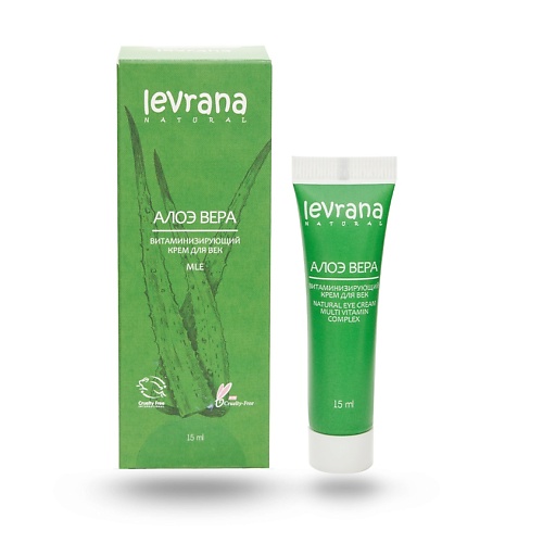 

LEVRANA Витаминизирующий крем для век Алоэ Вера Natural Eye Cream Multi Vitamin Complex, Витаминизирующий крем для век Алоэ Вера Natural Eye Cream Multi Vitamin Complex