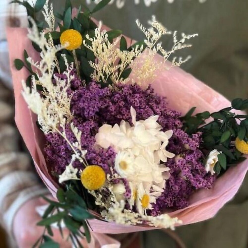 

TOOTFLOWERS Букет из сухоцветов «Фиолетовый», Букет из сухоцветов «Фиолетовый»