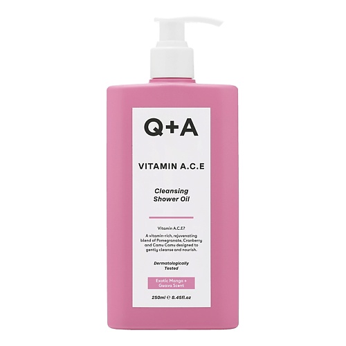 

Q+A Масло для душа Vitamin A.C.E, Масло для душа Vitamin A.C.E