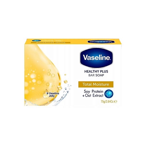 

VASELINE Твердое мыло Vaseline Healthy Plus Bar Soap Total Moisture, Твердое мыло Vaseline Healthy Plus Bar Soap Total Moisture