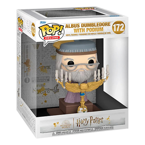 Интерактивная игрушка FUNKO Фигурка Harry Potter Deluxe And the prisioner of Azkaban Dumbledore with Podium