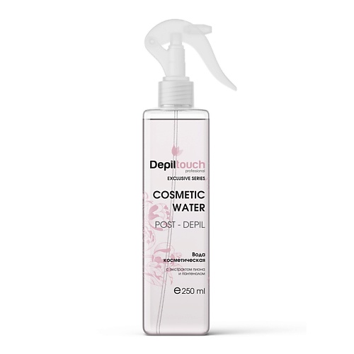 

DEPILTOUCH PROFESSIONAL Косметическая вода после депиляции с экстрактом пиона и пантенолом Esclusive Series Cosmetic Water 250, Косметическая вода после депиляции с экстрактом пиона и пантенолом Esclusive Series Cosmetic Water