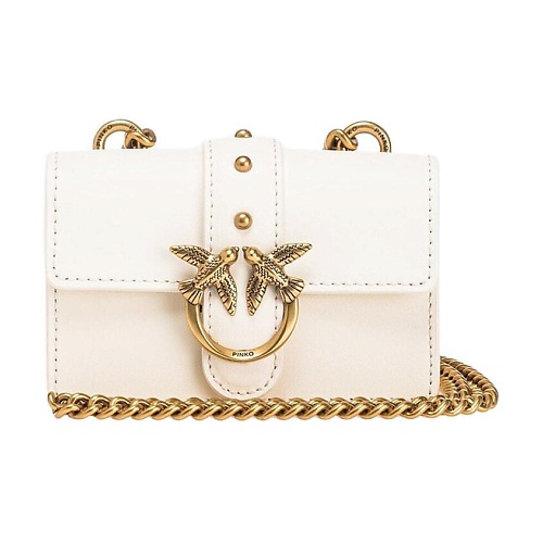 

PINKO Сумка Cow Leather Shoulder Bag, Crossbody Bag Mini, Сумка Cow Leather Shoulder Bag, Crossbody Bag Mini