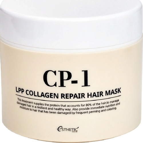 

ESTHETIC HOUSE Восстанавливающая маска для волос CP-1 LPP COLLAGEN REPAIR HAIR MASK, Восстанавливающая маска для волос CP-1 LPP COLLAGEN REPAIR HAIR MASK