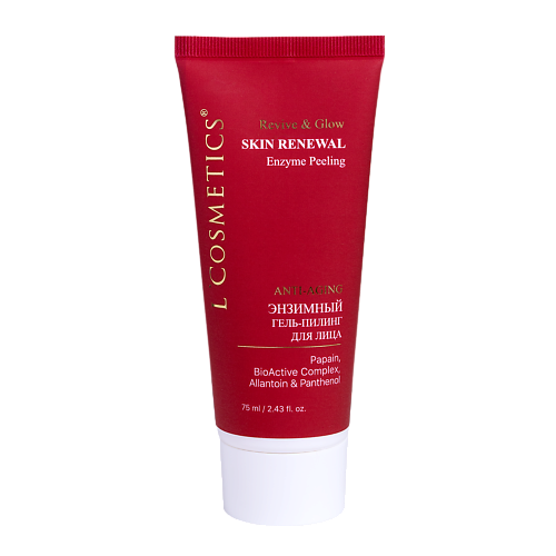 

LCOSMETICS Энзимный гель-пилинг для лица Revive&Glow Anti-Aging, Энзимный гель-пилинг для лица Revive&Glow Anti-Aging