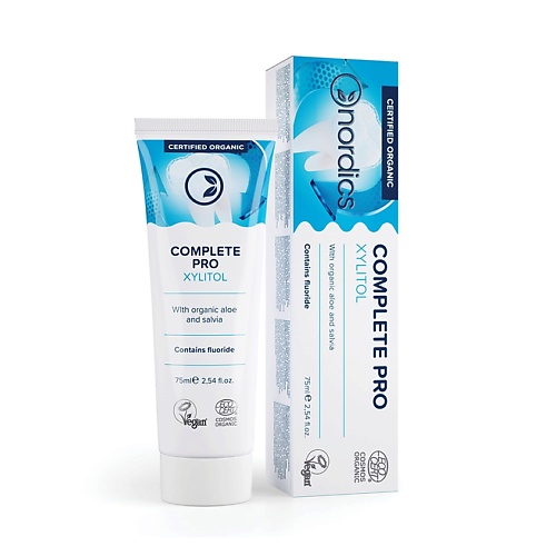 

NORDICS Зубная паста Complete Pro Xylitol, Зубная паста Complete Pro Xylitol