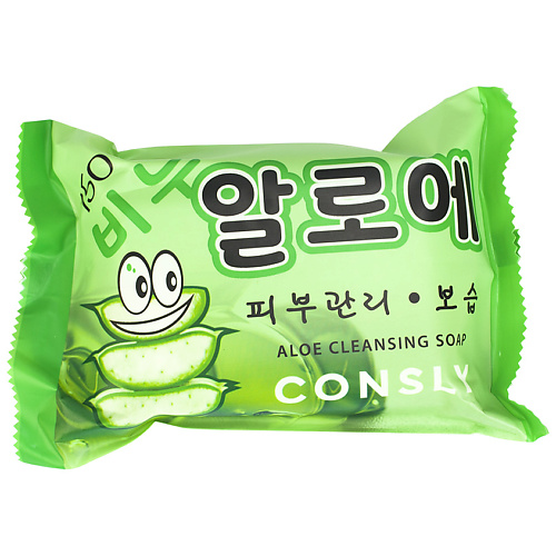 Средства для душа CONSLY Мыло увлажняющее с экстрактом алоэ Aloe Cleansing Soap