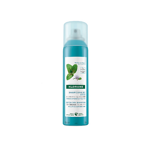 

KLORANE Детокс сухой шампунь с экстрактом Водной мяты Detox Dry Shampoo, Детокс сухой шампунь с экстрактом Водной мяты Detox Dry Shampoo
