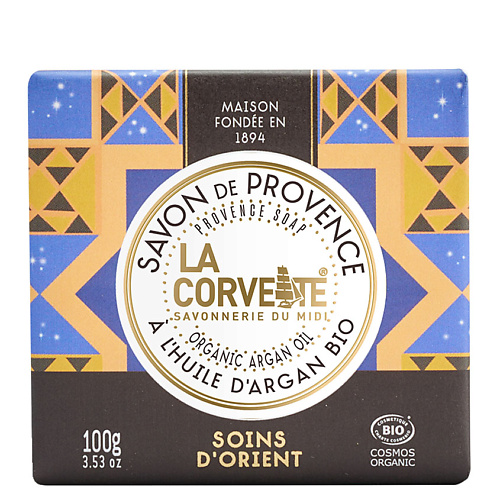 

LA CORVETTE Мыло органическое Восточный ритуал Agran Oil Provence Soap, Мыло органическое Восточный ритуал Agran Oil Provence Soap