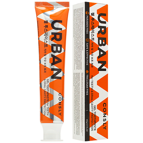 

CONSLY Зубная паста гелевая для комплексной защиты зубов Urban Gel Toothpaste, Зубная паста гелевая для комплексной защиты зубов Urban Gel Toothpaste