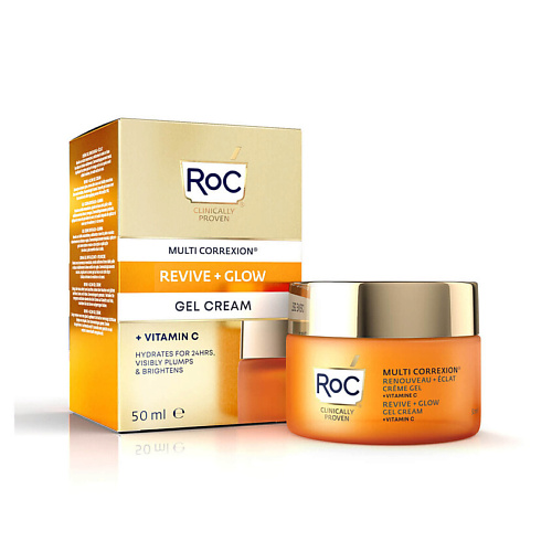 

ROC Гель-крем Multi-Correxion Revive & Glow Gel Cream 50, Гель-крем Multi-Correxion Revive & Glow Gel Cream