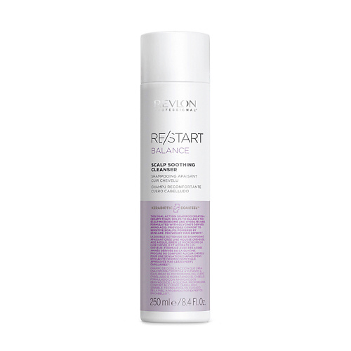 

REVLON PROFESSIONAL Мягкий шампунь для чувствительной кожи головы Restart Balance Scalp Smoothing Cleanser, Мягкий шампунь для чувствительной кожи головы Restart Balance Scalp Smoothing Cleanser