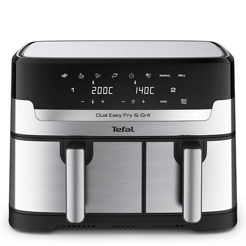 

TEFAL Аэрогриль Dual Easy Fry & Grill EY905D10, Аэрогриль Dual Easy Fry & Grill EY905D10