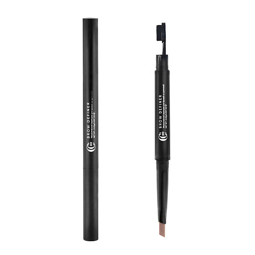 фото Lucas механический карандаш для бровей со щеточкой brow definer cc brow