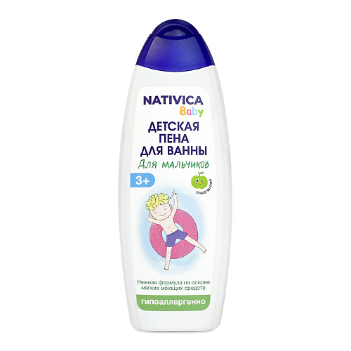 

NATIVICA BABY Детская пена для ванны для мальчиков 3+ 430.0, BABY Детская пена для ванны для мальчиков 3+