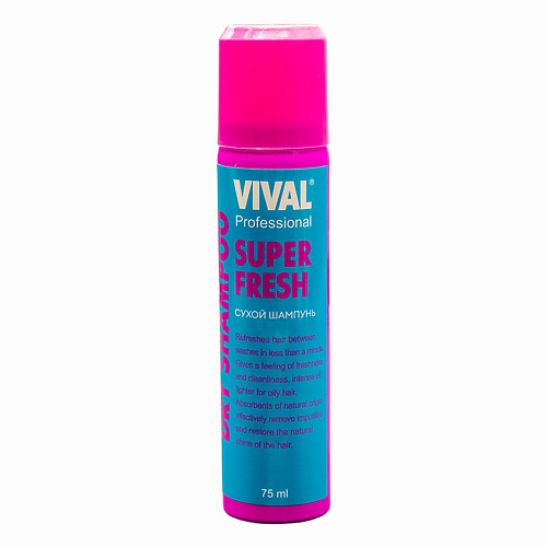 

VIVAL BEAUTY Сухой шампунь для волос Super Fresh, Сухой шампунь для волос Super Fresh