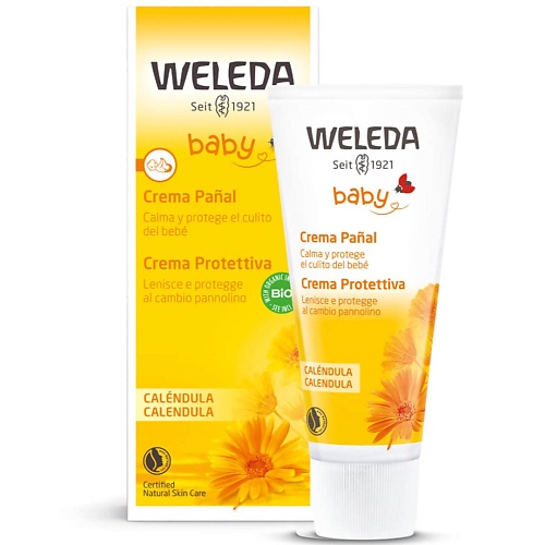 

WELEDA Крем с календулой от опрелостей и пеленочной сыпи Baby Calendula Nappy Change 75.0, Крем с календулой от опрелостей и пеленочной сыпи Baby Calendula Nappy Change