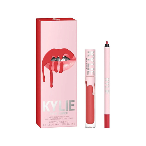 

KYLIE COSMETICS BY KYLIE JENNER Набор для макияжа губ Matte Lip Kit Помада+Карандаш, Набор для макияжа губ Matte Lip Kit Помада+Карандаш