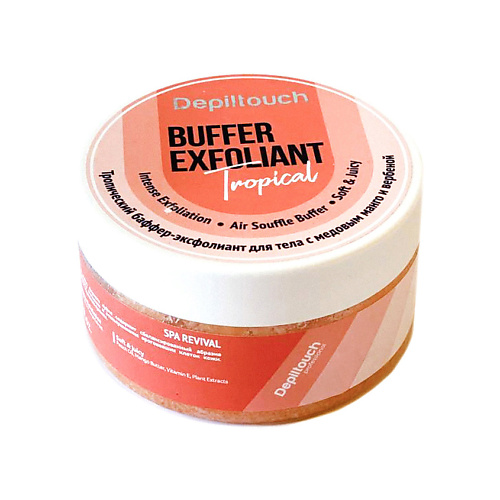 

DEPILTOUCH PROFESSIONAL Тропический баффер-эксфолиант для тела с медовым манго и вербеной Buffer Exfoliant Tropical 200, Тропический баффер-эксфолиант для тела с медовым манго и вербеной Buffer Exfoliant Tropical