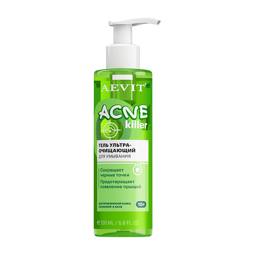 

AEVIT BY LIBREDERM Гель ультраочищающий для умывания Acnekiller, Гель ультраочищающий для умывания Acnekiller