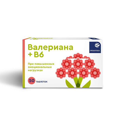 

ПРОАПТЕКА Валериана+В6, Валериана+В6