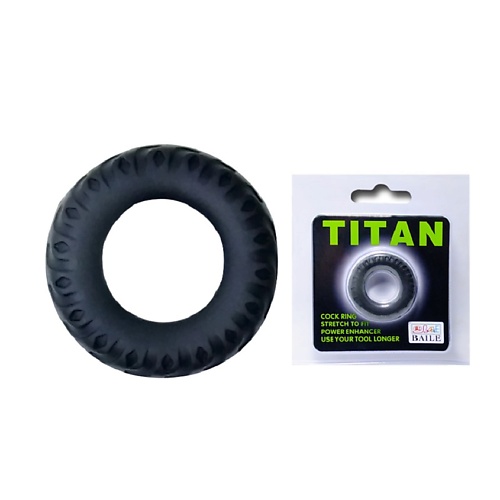 

BAILE Эрекционное кольцо TITAN имитация автомобильной шины, Эрекционное кольцо TITAN имитация автомобильной шины