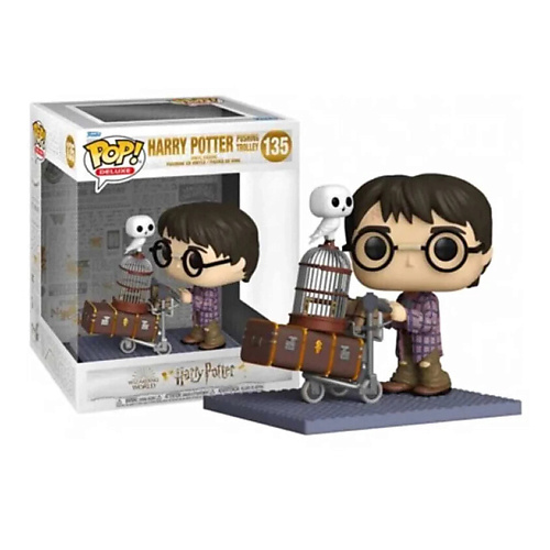 

FUNKO Фигурка Harry Potter Pushing Trolley figure 9 см, Фигурка Harry Potter Pushing Trolley figure 9 см