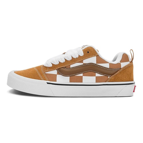 

VANS Knu Skool Кроссовки для скейтбординга Низкие Коричневый/белый, Knu Skool Кроссовки для скейтбординга Низкие Коричневый/белый
