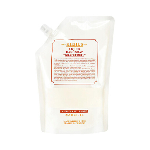 

KIEHL'S Жидкое мыло Grapefruit Liquid Hand Soap. Сменный блок (рефилл), Жидкое мыло Grapefruit Liquid Hand Soap. Сменный блок (рефилл)