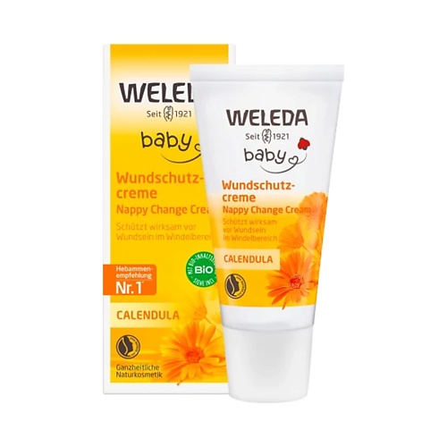 

WELEDA Крем с календулой от опрелостей и пеленочной сыпи Baby Calendula Nappy Change 30.0, Крем с календулой от опрелостей и пеленочной сыпи Baby Calendula Nappy Change