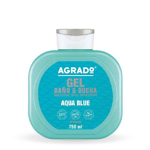 

AGRADO Гель для ванны и душа Aqua Blue, Гель для ванны и душа Aqua Blue