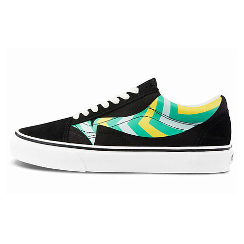 

VANS Кроссовки Old Skool Black/Multi Color, Кроссовки Old Skool Black/Multi Color