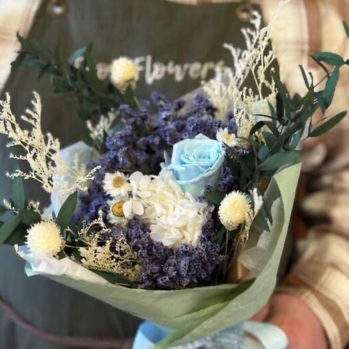 

TOOTFLOWERS Букет из сухоцветов «голубой», Букет из сухоцветов «голубой»