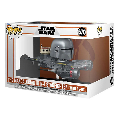 

FUNKO Фигурка Star Wars Mandalorian in N-1 Starfighter figure, Фигурка Star Wars Mandalorian in N-1 Starfighter figure