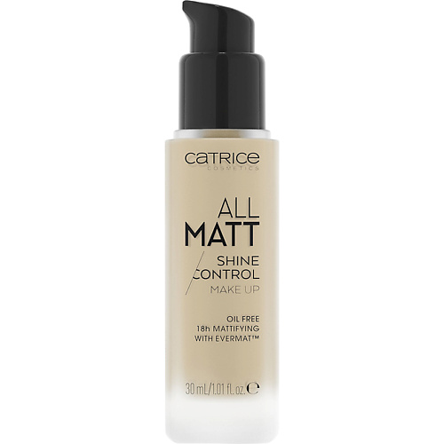 

CATRICE Тональная основа All Matt Plus Shine Control, Тональная основа All Matt Plus Shine Control
