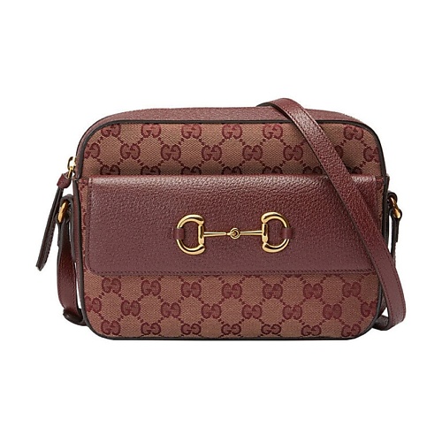 Сумка GUCCI Сумка Canvas With Leather Camera Bag Shoulder Bag Crossbody (Basic Set+Box+Shopping Bag)