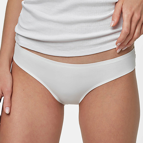

ABOUT LINGERIE Трусы бесшовные, женские, цвет белый, Трусы бесшовные, женские, цвет белый