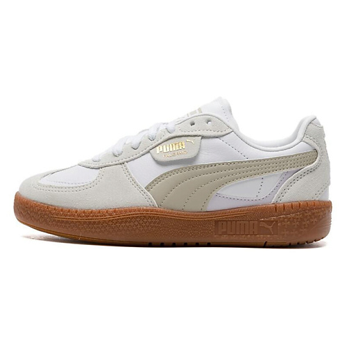 

PUMA Кроссовки Palermo Moda Wns Durable Breathable Low-Top Skateboard Shoes Womens White Brown, Кроссовки Palermo Moda Wns Durable Breathable Low-Top Skateboard Shoes Womens White Brown