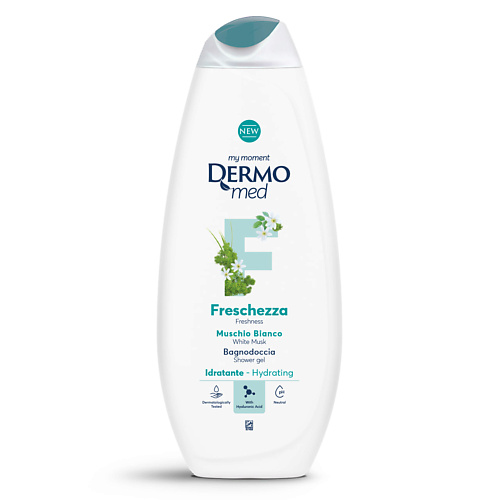 

DERMOMED Гель для душа с белым мускусом "FRESHNESS", Гель для душа с белым мускусом "FRESHNESS"