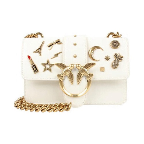Сумка PINKO Сумка Cow Leather Swallow Bag, Shoulder Bag, Crossbody Bag