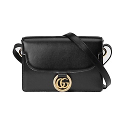 Сумка Leather Crossbody Bag Women's Black