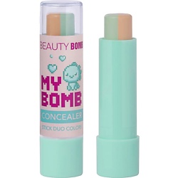 Консилер стик двухцветный Concealer stick duo colors "Bomb concealer"