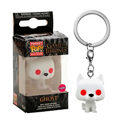 Фигурка Special Edition Game of Thrones Ghost Flocked Keychain